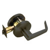 W161D-D-613 Falcon W Series Cylindrical Communicating/Exit Lock with Dane Lever Style in Oil Rubbed Bronze Finish