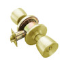 W581PD-E-606 Falcon W Series Cylindrical Storeroom Lock with Elite Knob Style in Satin Brass Finish