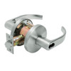 W581BD-Q-619 Falcon W Series Cylindrical Storeroom Lock with Quantum Lever Style in Satin Nickel Finish