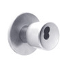 X511BD-EY-625 Falcon X Series Cylindrical Entry/Office Lock with Elite-York Knob Style in Bright Chrome Finish