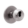 X501BD-TY-630 Falcon X Series Cylindrical Entry Lock with Troy-York Knob Style in Satin Stainless Finish