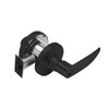 T351GD-A-622 Falcon T Series Cylindrical Closet Lock with Avalon Lever Style Prepped for SFIC in Matte Black Finish