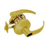 B611BD-Q-605 Falcon B Series Single Cylinder Dormitory/Corridor Lock with Quantum Lever Style in Bright Brass Finish