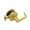 B341GD-D-605 Falcon B Series Single Cylinder Connecting/Exit Lock with Dane Lever Style in Bright Brass Finish