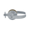 K501PD-Q-626 Falcon K Series Single Cylinder Entry Lock with Quantum Lever Style in Satin Chrome Finish