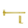 F-25-R-L-BE-DANE-US4-3-RHR Falcon Exit Device in Satin Brass