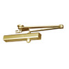CPS8301T-696 Norton 8000 Series Hold Open Door Closers with CloserPlus Spring Arm in Gold Finish