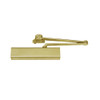 CLP8501A-696 Norton 8000 Series Full Cover Non-Hold Open Door Closers with CloserPlus Arm in Gold Finish