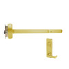 25-M-L-DANE-US4-3-RHR Falcon Exit Device in Satin Brass