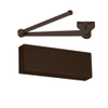 PR9500HDA-RH-690 Norton 9500 Series Hold Open Cast Iron Door Closer with Parallel Rigid Arm in Statuary Bronze Finish