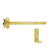 25-M-L-BE-DANE-US4-4-LHR Falcon Exit Device in Satin Brass