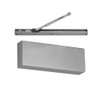 9500STM-689 Norton 9500 Series Non-Hold Open Cast Iron Door Closer with Pull Side Slide Track in Aluminum Finish