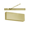 9500STHM-696 Norton 9500 Series Hold Open Cast Iron Door Closer with Pull Side Slide Track in Gold Finish