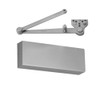 CLP9500TM-689 Norton 9500 Series Hold Open Cast Iron Door Closer with CloserPlus Arm in Aluminum Finish