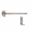 F-25-M-L-Dane-US32D-3-LHR Falcon Exit Device in Satin Stainless Steel