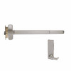 F-25-M-L-DT-Dane-US32D-3-LHR Falcon Exit Device in Satin Stainless Steel