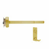 F-25-M-L-NL-Dane-US3-4-LHR Falcon Exit Device in Polished Brass