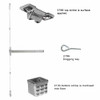 24-V-NL-US15-3-LHR Falcon 24 Series Surface Vertical Rod Device with 718NL Delta Night Latch Trim in Satin Nickel