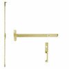 24-C-NL-US4-4-LHR Falcon Exit Device in Satin Brass