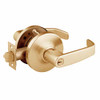 28-10G04-GL-10 Sargent 10 Line Cylindrical Storeroom/Closet Locks with L Lever Design and G Rose in Satin Bronze