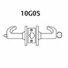 2870-10G05-LB-10 Sargent 10 Line Cylindrical Entry/Office Locks with B Lever Design and L Rose Prepped for SFIC in Dull Bronze
