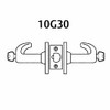 2870-10G30-LB-26D Sargent 10 Line Cylindrical Communicating Locks with B Lever Design and L Rose Prepped for SFIC in Satin Chrome