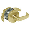 28-10G05-LL-03 Sargent 10 Line Cylindrical Entry/Office Locks with L Lever Design and L Rose in Bright Brass