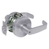 28-10G26-LL-26D Sargent 10 Line Cylindrical Storeroom Locks with L Lever Design and L Rose in Satin Chrome