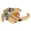 2870-10G16-LL-10 Sargent 10 Line Cylindrical Classroom Locks with L Lever Design and L Rose Prepped for SFIC in Dull Bronze