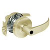 28LC-10G05-LP-04 Sargent 10 Line Cylindrical Entry/Office Locks with P Lever Design and L Rose Less Cylinder in Satin Brass