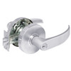 28-10G16-LP-26 Sargent 10 Line Cylindrical Classroom Locks with P Lever Design and L Rose in Bright Chrome