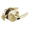 2870-10G16-GB-04 Sargent 10 Line Cylindrical Classroom Locks with B Lever Design and G Rose Prepped for SFIC in Satin Brass