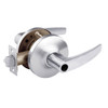 28LC-10G16-GB-26 Sargent 10 Line Cylindrical Classroom Locks with B Lever Design and G Rose Less Cylinder in Bright Chrome