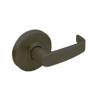 28-7U93-LL-10B Sargent 7 Line Cylindrical Single Lever Pull with L Lever Design and L Rose in Oxidized Dull Bronze