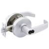 2860-7G37-LL-26 Sargent 7 Line Cylindrical Classroom Locks with L Lever Design and L Rose Prepped for LFIC in Bright Chrome