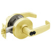 2870-7G04-LL-03 Sargent 7 Line Cylindrical Storeroom/Closet Locks with L Lever Design and L Rose Prepped for SFIC in Bright Brass