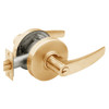 28-7G05-LB-10 Sargent 7 Line Cylindrical Entrance/Office Locks with B Lever Design and L Rose in Satin Bronze