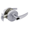 2870-7G04-LB-26D Sargent 7 Line Cylindrical Storeroom/Closet Locks with B Lever Design and L Rose Prepped for SFIC in Satin Chrome