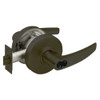 2870-7G37-LB-10B Sargent 7 Line Cylindrical Classroom Locks with B Lever Design and L Rose Prepped for SFIC in Oil Rubbed Bronze