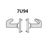 28-7U94-LP-26 Sargent 7 Line Cylindrical Double Lever Pull with P Lever Design and L Rose in Bright Chrome