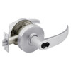 2870-7G37-LP-26D Sargent 7 Line Cylindrical Classroom Locks with P Lever Design and L Rose Prepped for SFIC in Satin Chrome