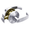 28-65G04-KL-26D Sargent 6500 Series Cylindrical Storeroom/Closet Locks with L Lever Design and K Rose in Satin Chrome