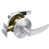 28-65G04-KB-26D Sargent 6500 Series Cylindrical Storeroom/Closet Locks with B Lever Design and K Rose in Satin Chrome