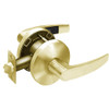 28-65U65-KB-03 Sargent 6500 Series Cylindrical Privacy Locks with B Lever Design and K Rose in Bright Brass