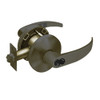 2860-65G04-KP-10B Sargent 6500 Series Cylindrical Storeroom/Closet Locks with P Lever Design and K Rose Prepped for LFIC in Oil Rubbed Bronze