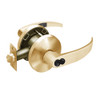 2870-65G04-KP-10 Sargent 6500 Series Cylindrical Storeroom/Closet Locks with P Lever Design and K Rose Prepped for SFIC in Satin Bronze