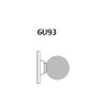 28-6U93-OB-26D Sargent 6 Line Series Single Knob Pull with B Knob Design and O Rose in Satin Chrome