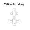 8259-LNL-26 Sargent 8200 Series School Security Mortise Lock with LNL Lever Trim in Bright Chrome