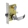 8205-LNP-26D Sargent 8200 Series Office or Entry Mortise Lock with LNP Lever Trim in Satin Chrome