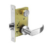 8236-LNP-26 Sargent 8200 Series Closet Mortise Lock with LNP Lever Trim in Bright Chrome